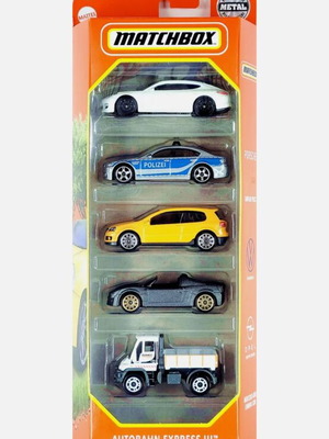 Matchbox σετ 5 καινούργια αυτοκίνητα Porsche BMW Opel Mercedes Golf