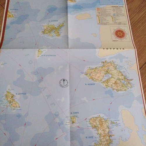 Maps used, pack of 13 from all over Greece