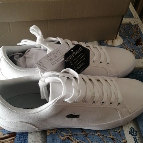 Lacoste Lerond sneakers new, size 44, white
