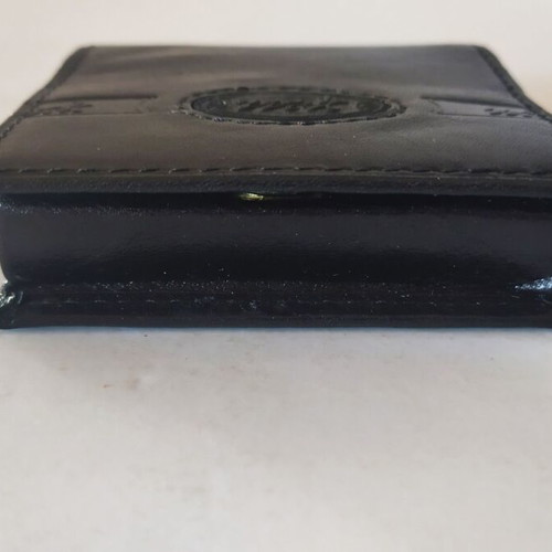 M+K leather coin wallet black like new Vodafone