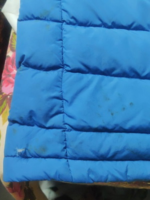 The North Face Blue Hooded Jacket Size S Used