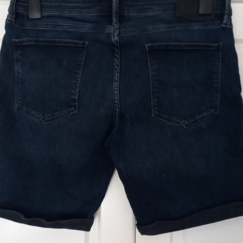 Jack & Jones denim bermuda shorts, dark blue, XL