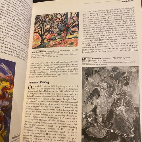 Art Since 1940 book used on 20th century art history