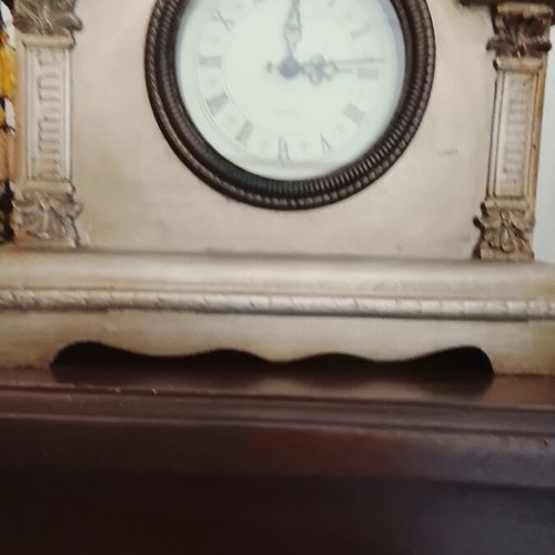 Vintage tabletop clock used, functional