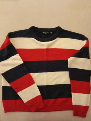 Brave & Soul striped pullover like new, size M