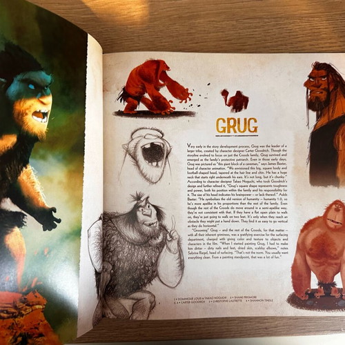 The Art of the Croods book like new
