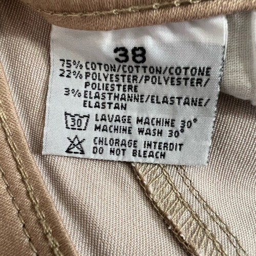 Blue Rags women's five-pocket jeans pants like new, size 38, beige