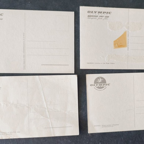 Olympic Airways postcards, set of 6