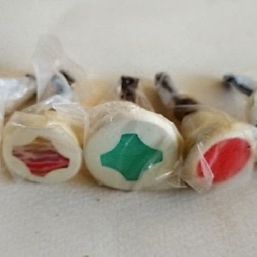 Vintage retro furniture knobs set of 5, new