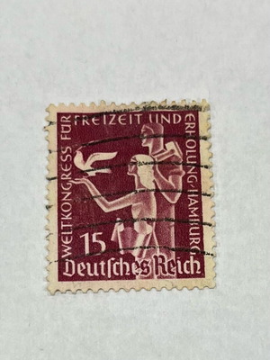 Rare Deutsches Reich Stamp World Congress of Recreation 1936 like new