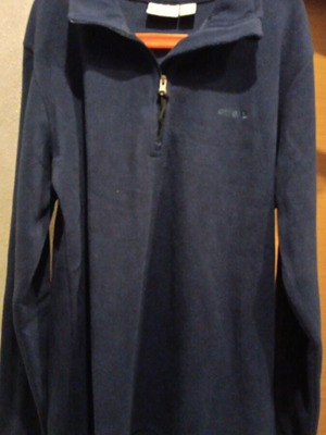 Etirel fleece shirt like new, blue, for 14 years old