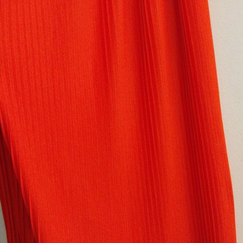 Italian pleated pants like new, size XL, orange