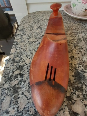 Wooden cobbler's shoe last vintage, used