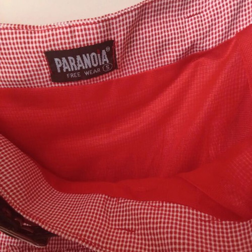 Mini skirt Paranoia like new, size S/36, white and red