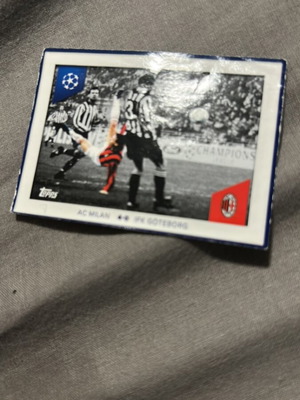 Topps Milan sticker new, rare