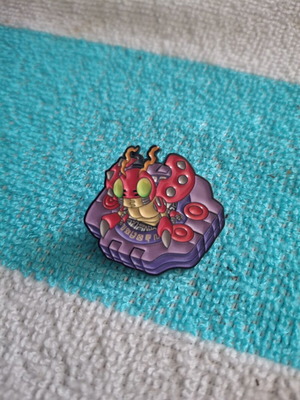 Digimon Tentomon Enamel Pin like new