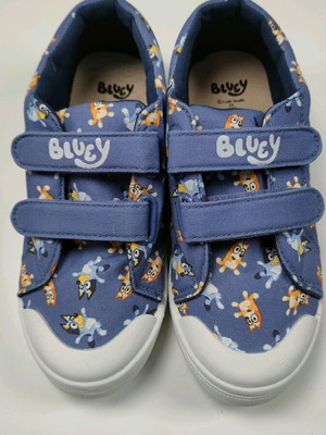 Bluey shoes new, size 32, white and blue