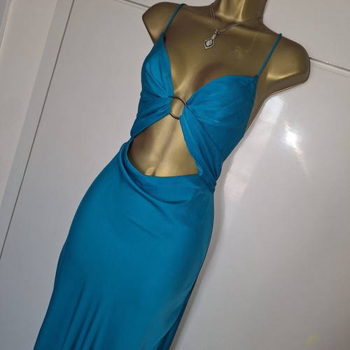 Zara ladies blue strappy dress new with tags size large