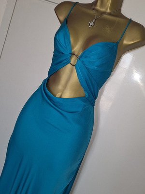 Zara ladies blue strappy dress new with tags size large
