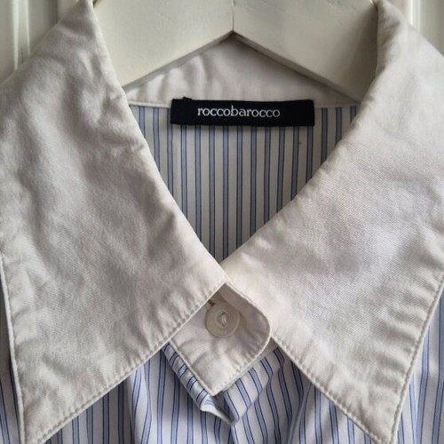 Rocco Barocco women's shirt used, size M, blue