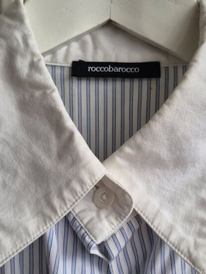 Rocco Barocco women's shirt used, size M, blue