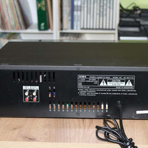 Aiwa AD-WX777Z dual cassette deck like new