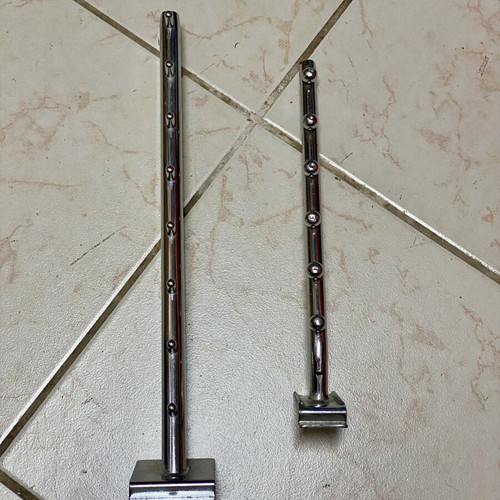 Metal Brackets with Balls for Store Shelves used, set of 2