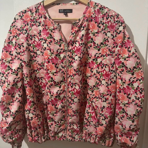 Zara bomber jacket light like new, multicolor, size L
