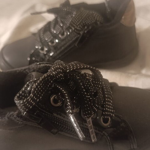 Orchesta/Saxo Blues boots size 23, black and gold
