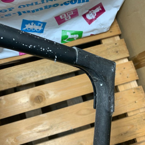 Chair with design used with minor wear