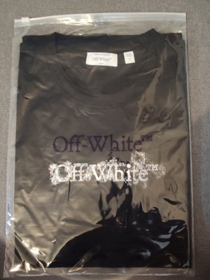 Off White black t-shirt size XL with logo and arrow design