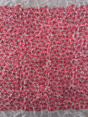Real silk scarf like new, multicolored
