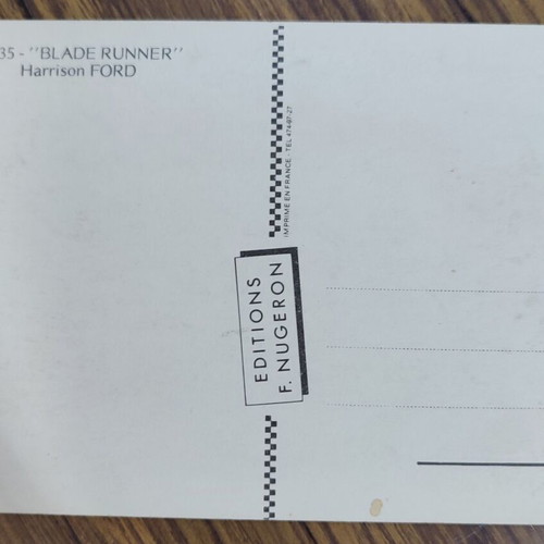 Blade Runner card postal used