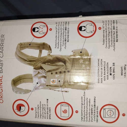 Ergobaby Original Baby Carrier and Organic Infant Insert