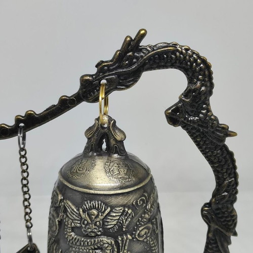 Feng Shui Chakra Dragon Bell bronze, like new
