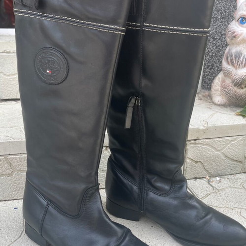 Tommy Hilfiger women's boots like new, dark blue, size 39