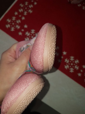 Adam's Shoes pink slippers size 30 anatomical in excellent condition