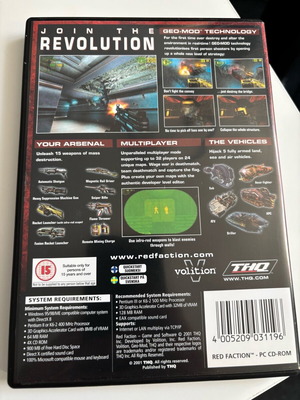 Red Faction PC CD-ROM used, action game