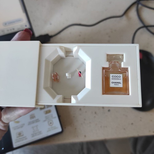 Coco Chanel music box collectible new with perfume miniature
