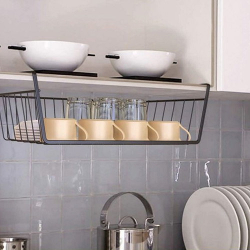 Metal Hanging Organizer Black 40x26x13cm New