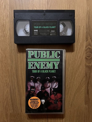 Public Enemy Tour Of A Black Planet VHS tape