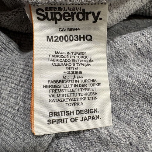 Superdry women's hoodie L used, grey