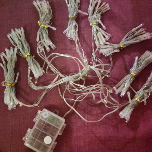 Led Curtain Lights new with battery 2m x 2m