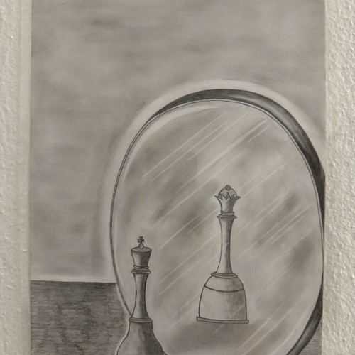 Pencil sketch new, handmade, inspired by Pinterest
