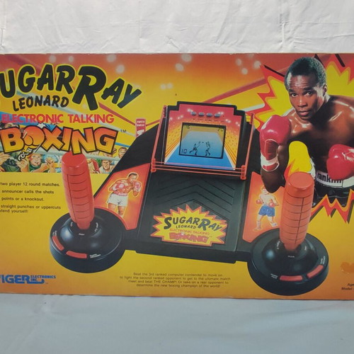 1989 Sugar Ray Leonard Electronic Talking Boxing new from Tiger