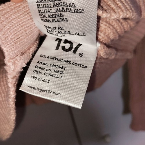 LeGer cotton cardigan sweater pink used, small medium