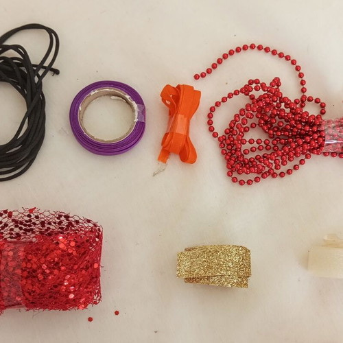 Craft ribbons and materials stock, like new