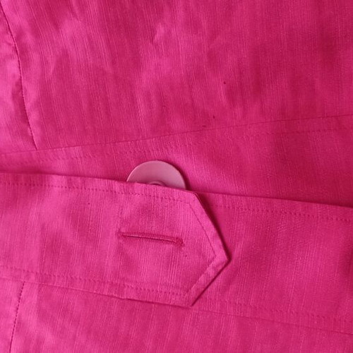 Milk & Honey fuchsia jacket like new, medium, cotton and silk
