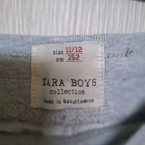 Zara men's tracksuit used, gray, size S