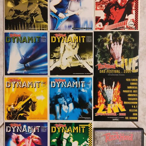 Metal Invader and Rock Hard CDs like new, collection of 58